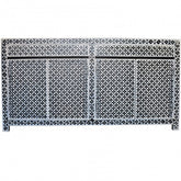 Bone inlay Star Geometrical pattern Black Sideboard